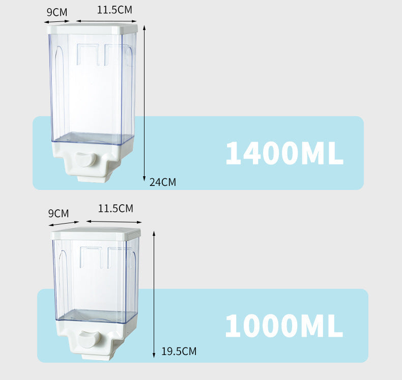Grids Wall Mounted Food Storage Containers - Elite Kitchen Dining
