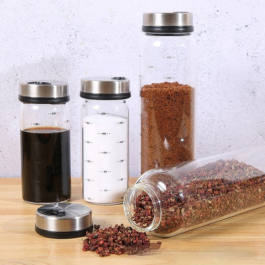 Kitchen Porous Stainless Steel Seasoning Bottle
